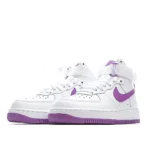 Nike Air Force 1 High '07 White and Purple High Top - 图片 8