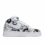 Nike Air Force 1 High 07 Black & White Mid-Top Sneakers - 图片 8