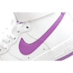 Nike Air Force 1 High '07 White and Purple High Top - 图片 9