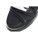 Nike 0ff-White x Nike Dunk Low Black Silver Purple - 图片 9