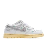 Nike 0ff-White x Nike Dunk Low "01 of 50" OW White Silver - 图片 9