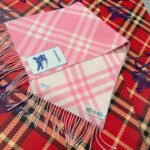 Check Cashmere Scarf pink - 图片 15