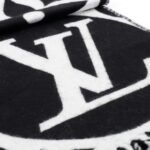 LV Medallion Scarf black - 图片 2