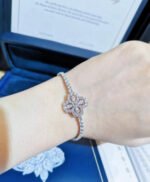 Diamond Loop Full Motif Diamond Bracelet - 图片 4