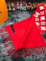 LV 3D Scarf red - 图片 2