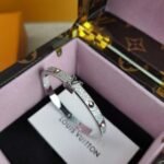 Empreinte Medium Bangle, White Gold and Diamonds - 图片 3