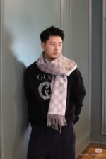 GG cashmere lamé scarf - 图片 3