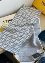 Ivory wool and cashmere scarf - 图片 30