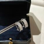 Circular diamond stud earrings - 图片 8