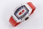 RM07-01 White Gold Snow Set Diamonds (Red Lips) - 图片 3