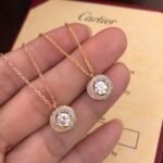 Trinity pendant, 1 diamond, paved - 图片 2