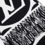 LV Medallion Scarf black - 图片 5