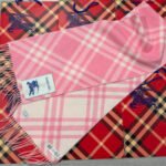Check Cashmere Scarf pink - 图片 5