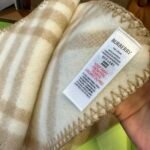 Check Wool Scarf Sand beige - 图片 7