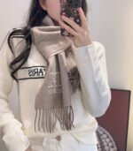 H logo scarf - 图片 8