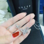 Double Butterfly Silhouette Diamond Pendant - 图片 11