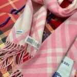 Check Cashmere Scarf pink - 图片 13