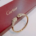 Panthère de Cartier bracelet, articulated, paved - 图片 3