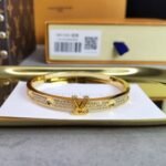 Empreinte Medium Bangle, White Gold and Diamonds - 图片 4