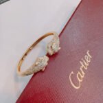 Panthère de Cartier bracelet, articulated, paved - 图片 4