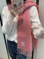 LV Scarf blue&pink - 图片 10