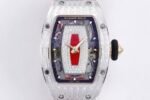 RM07-01 White Gold Snow Set Diamonds (Red Lips) - 图片 8