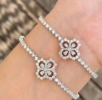 Diamond Loop Full Motif Diamond Bracelet - 图片 8