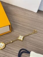 Color Blossom BB Star and Sun Multi-Motif Bracelet, Pink Gold, White Mother-of-Pearl and Diamonds - 图片 2