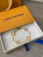 Color Blossom BB Star andSun Multi-Motif Bracelet, Rose Gold, Pink Mother-of-Pearl and Diamonds - 图片 7