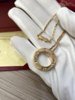LOVE pendant, 3 diamonds - 图片 12