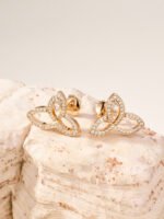 Lily Cluster Diamond Earrings, Large - 图片 8