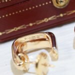 Trinity earrings, cushion-shaped - 图片 3