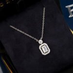 Constellation Emerald Cut Diamond Pendant - 图片 10
