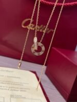 LOVE pendant, 3 diamonds - 图片 7