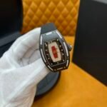 RM07-01 Black Ceramic 1 Row Diamonds (Red Lips) - 图片 7