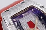 RM07-01 White Gold Snow Set Diamonds (Red Lips) - 图片 10