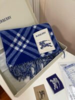 Check Cashmere Scarf Knight - 图片 3
