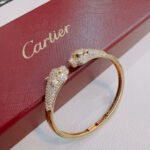Panthère de Cartier bracelet, articulated, paved - 图片 8