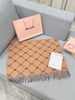 Brown double-sided scarf - 图片 11