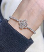 Diamond Loop Full Motif Diamond Bracelet - 图片 12