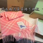 Check Cashmere Scarf pink - 图片 17