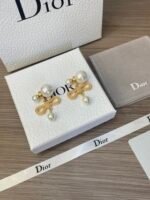 mental Pearl and bow earrings - 图片 7