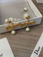 mental Pearl and bow earrings - 图片 10