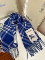 Check Cashmere Scarf Knight - 图片 2