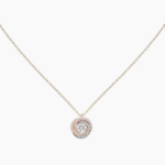 Trinity pendant, 1 diamond, paved