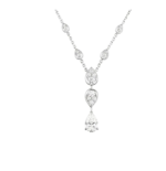 Joséphine Ronde d'Aigrettes 1-carat pendant