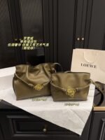 Medium Flamenco clutch in nappa calfskin