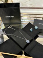 Chanel necklace and earring set - 图片 3