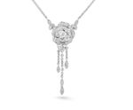 Bouton de Camélia transformable necklace