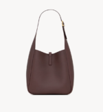 LE 5 À 7 supple small IN GRAINED LEATHER ROUGE LEGION - 图片 4